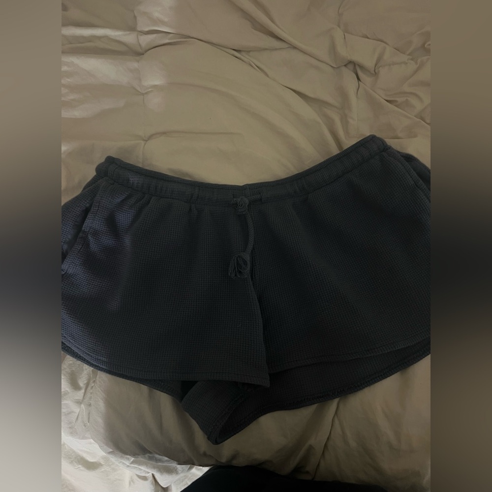 Brandy Melville blue summer thermal shorts